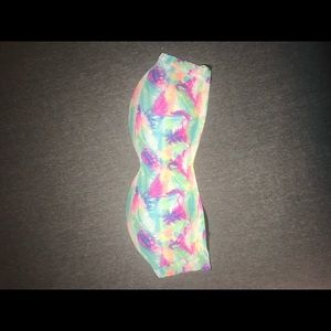 PINK strapless bathing suit